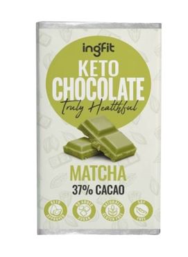 Ingfit Premium Sugar Free Matcha Chocolate, 100g